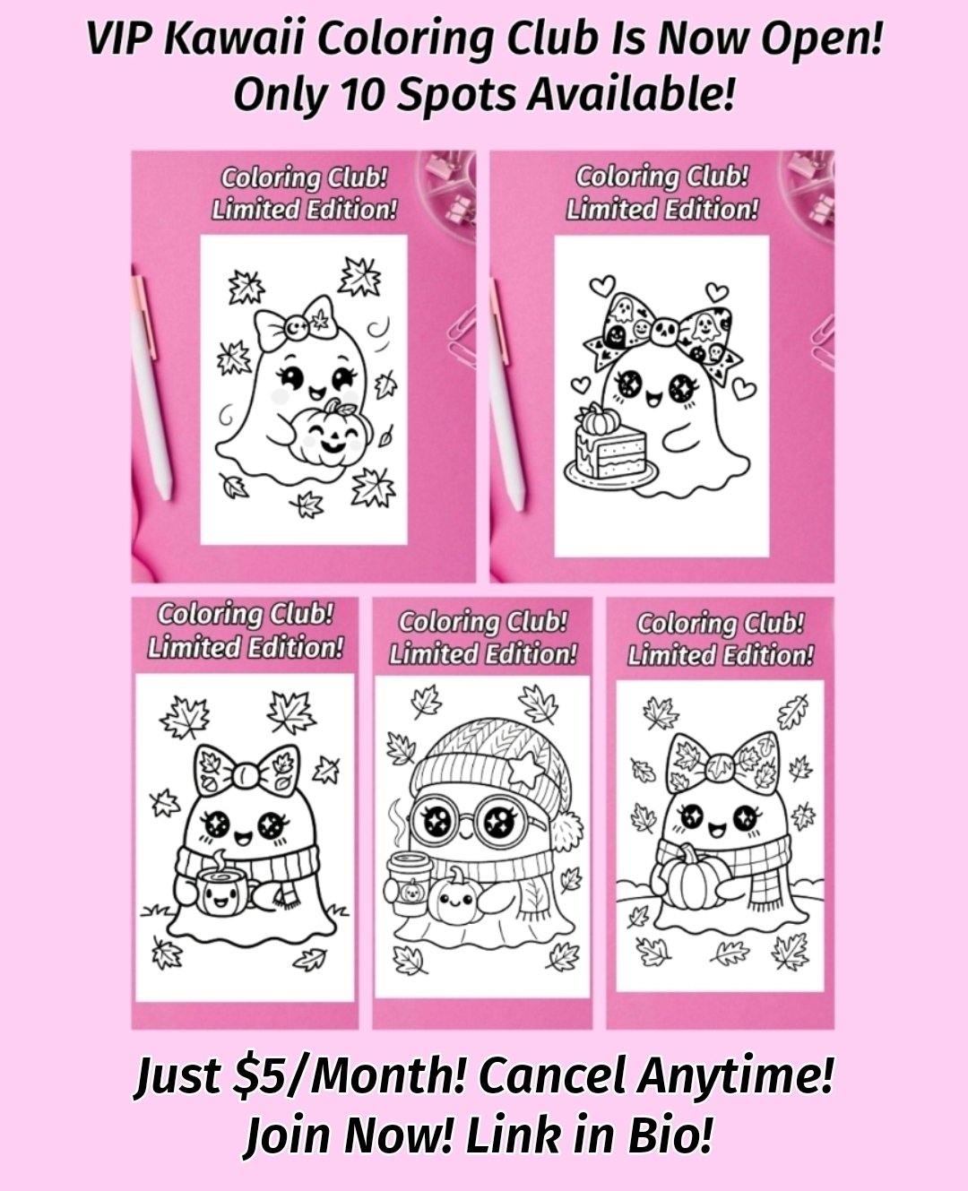 Hey cuties, last chance to join VIP Coloring Club 🎨 (3)