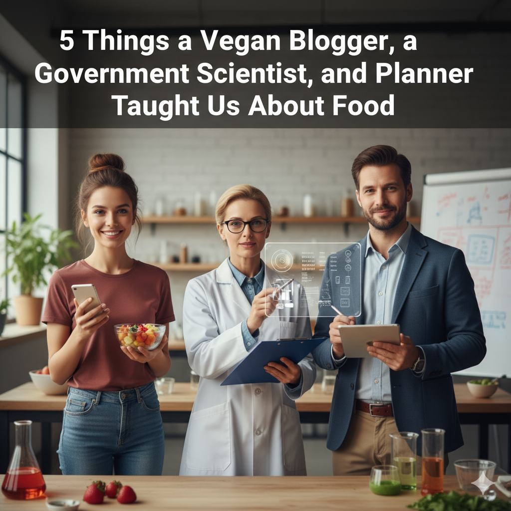 5 Things a Vegan Blogger, a Government Scientist, and a Planner Taught Us About Food