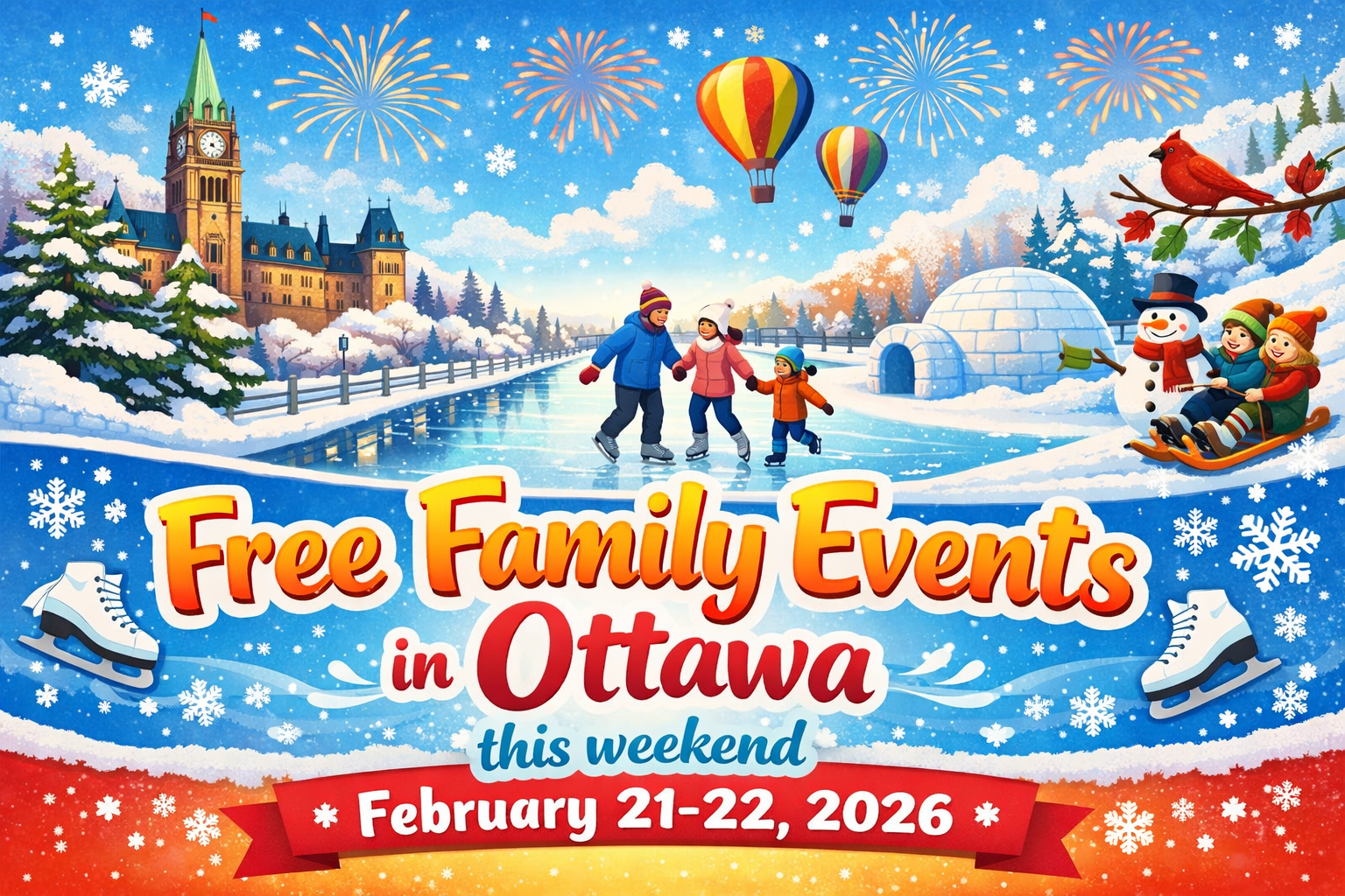 Free Family Events in Ottawa this weekend February 21-22, 2026