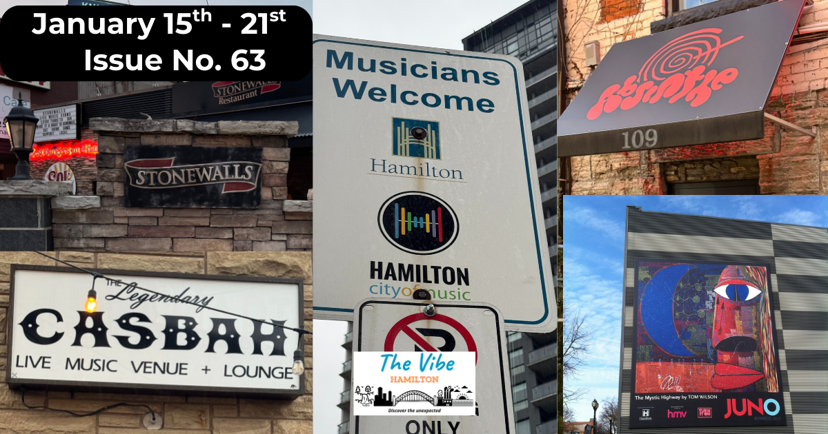 What's Happening in Hamilton -  January 15th to 21st 