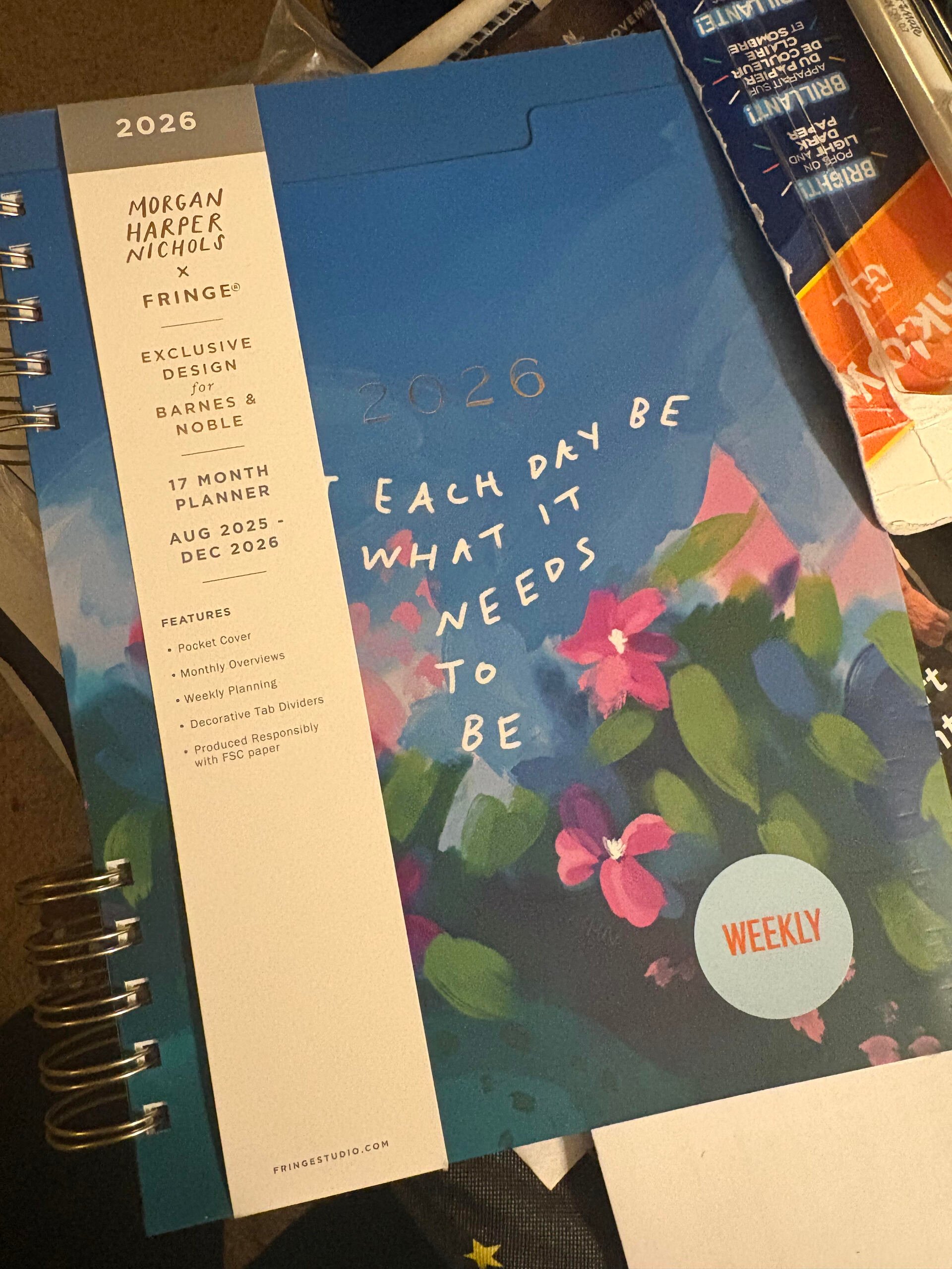 I bought a planner & and other goals