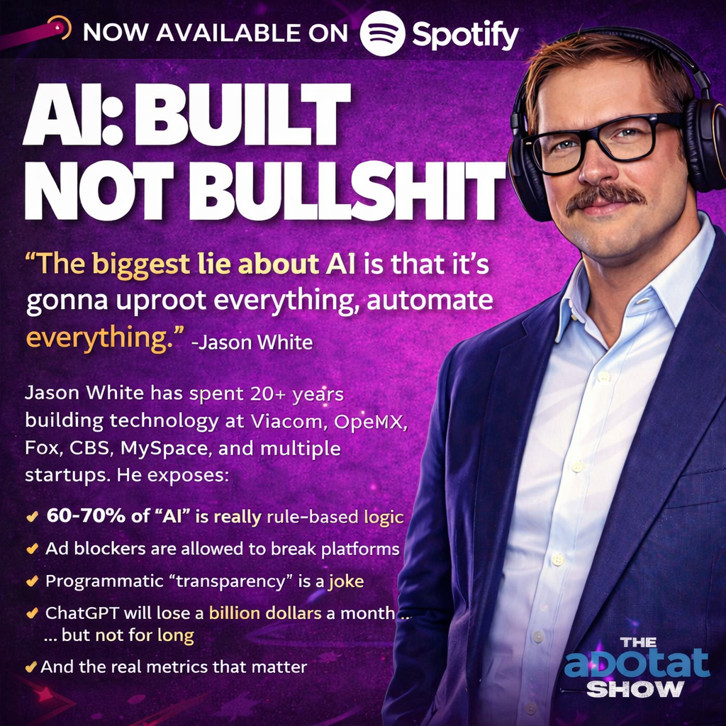 Now on Spotify -- AI: Built not Bullshit. Deep Dive into AI BS.