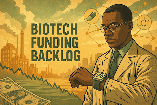Biotech backlog grows as capital stalls and tariffs tilt power to big pharma