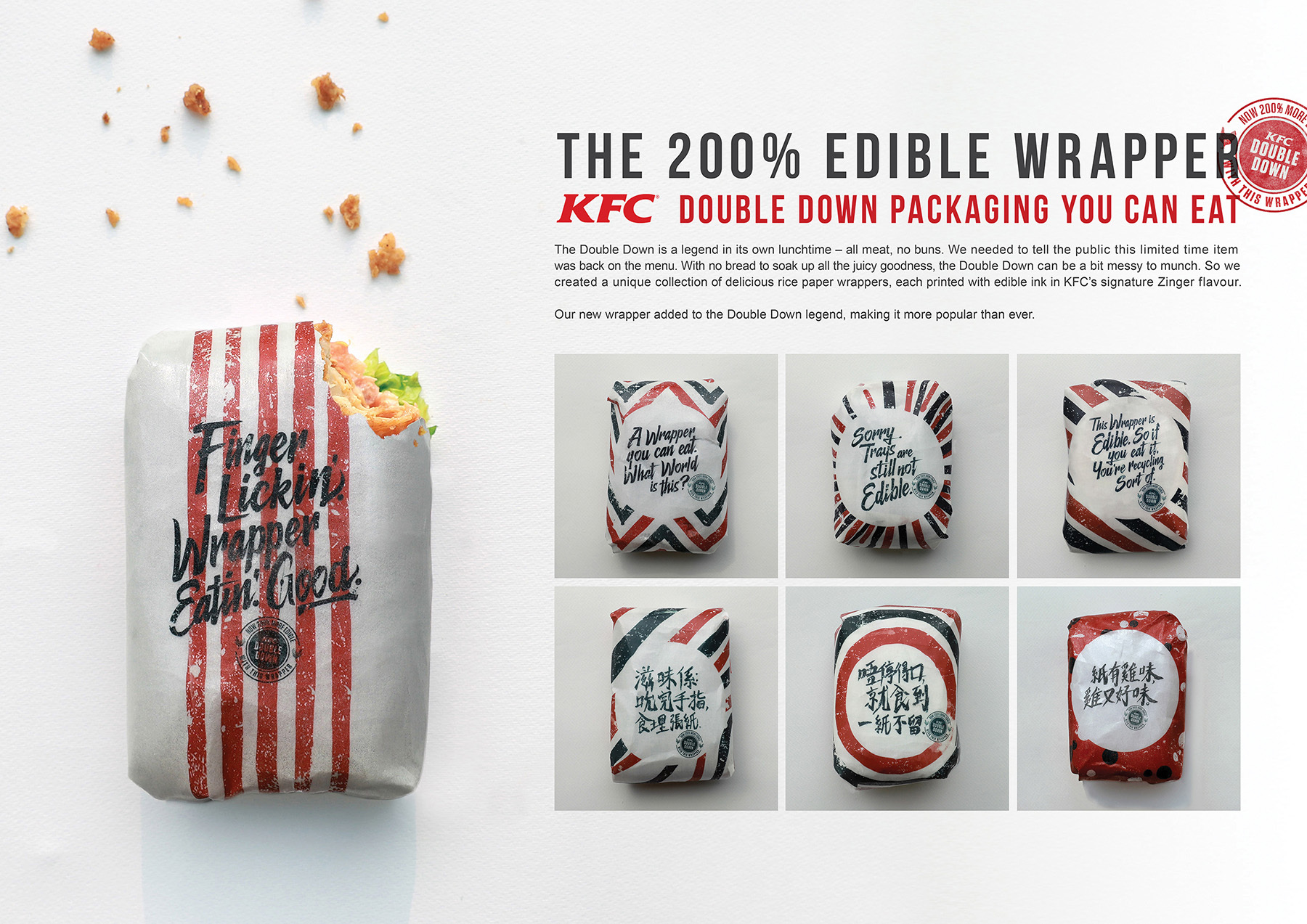 KFC’s Edible Wrappers