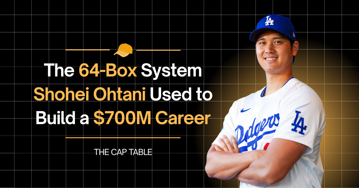 The 64-Box System Shohei Ohtani Used to Build a $700M Career