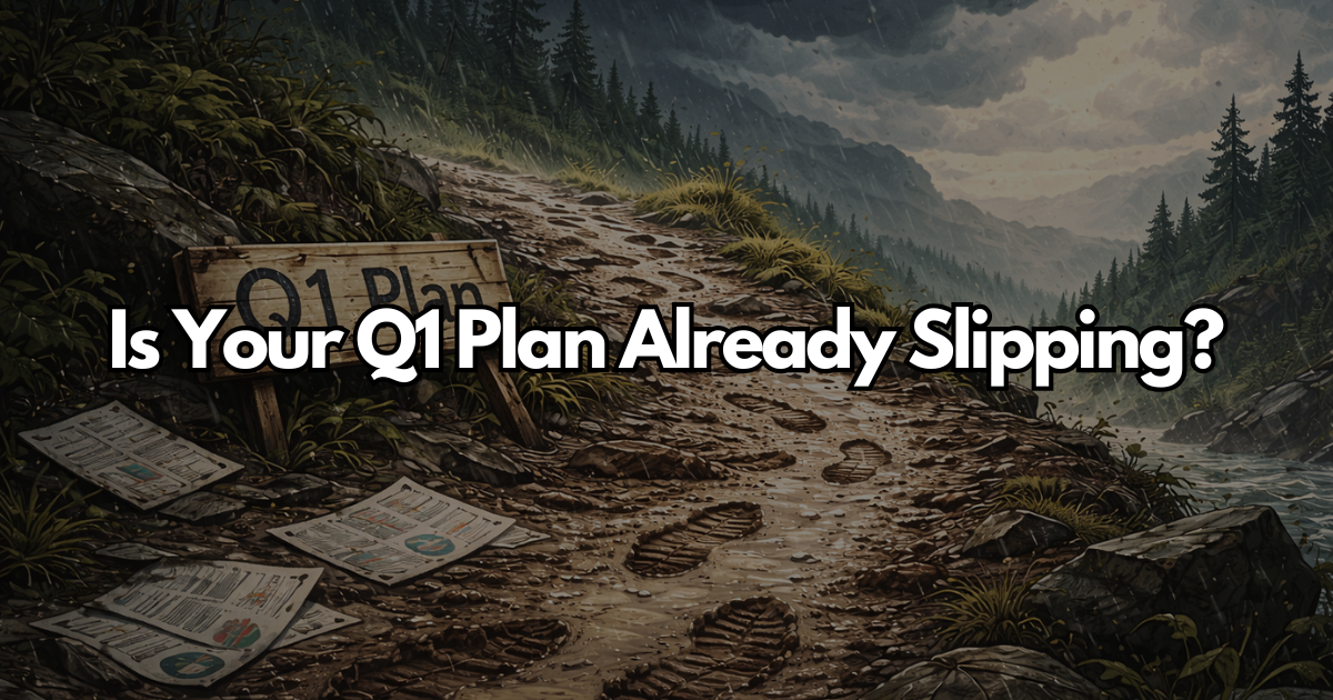 Is Your Q1 Plan Already Slipping?