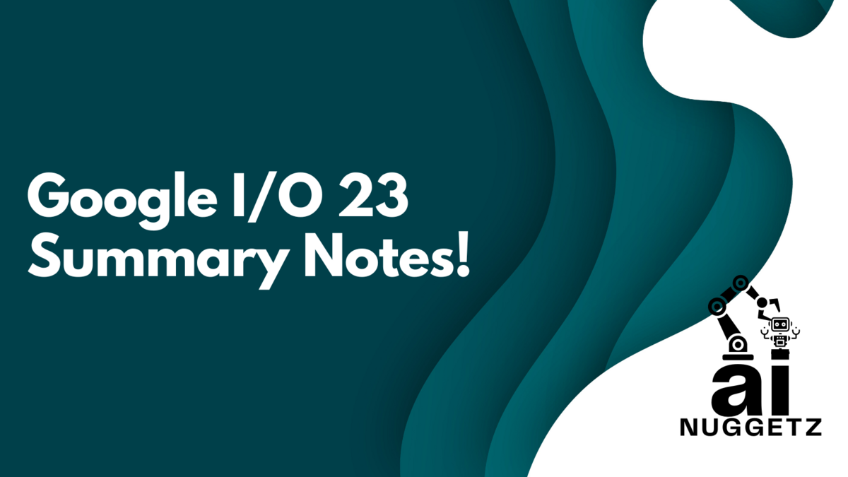 Google I/O '23 