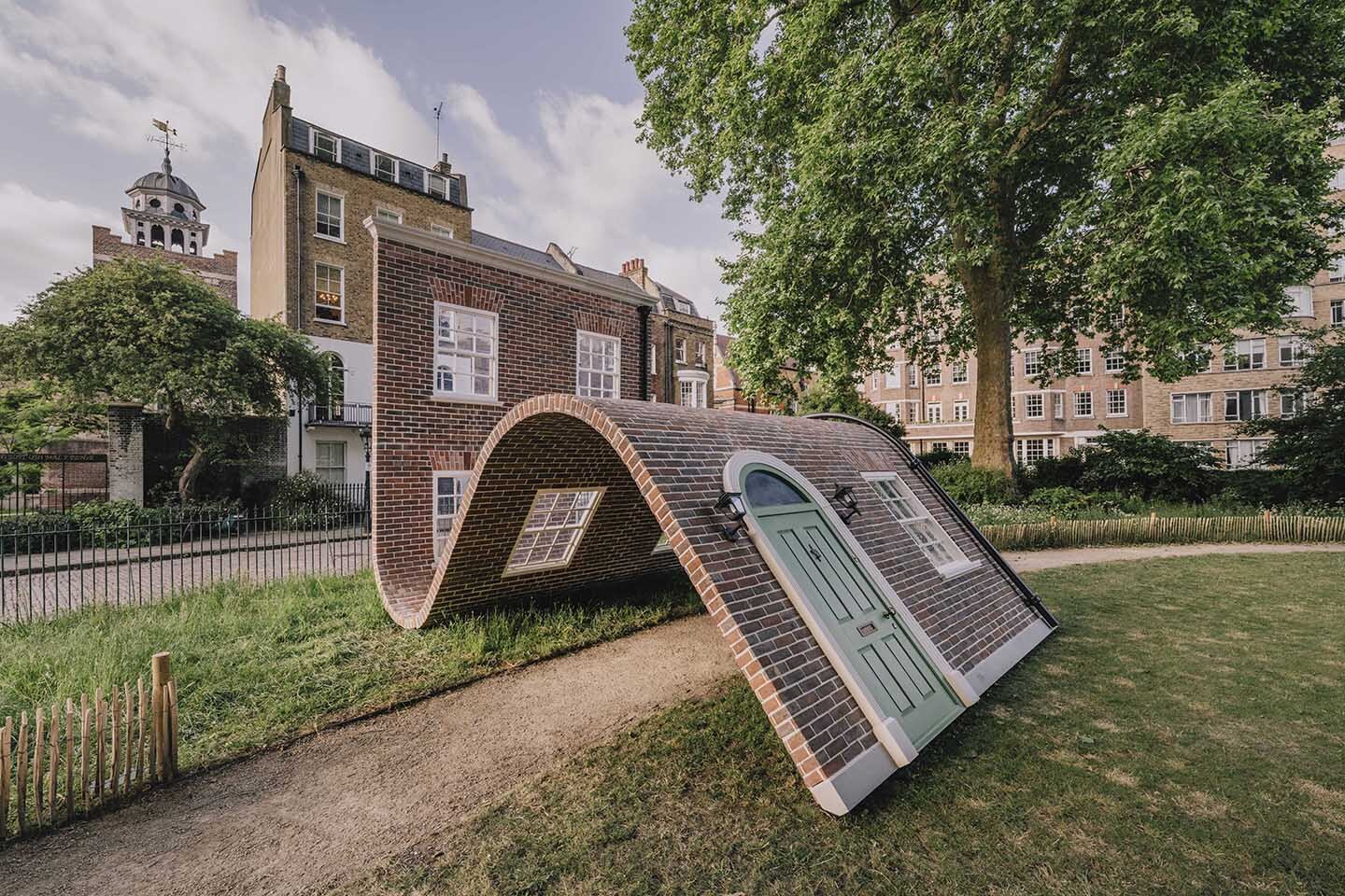 Alex Chinneck’s Wild Wavy Brick House