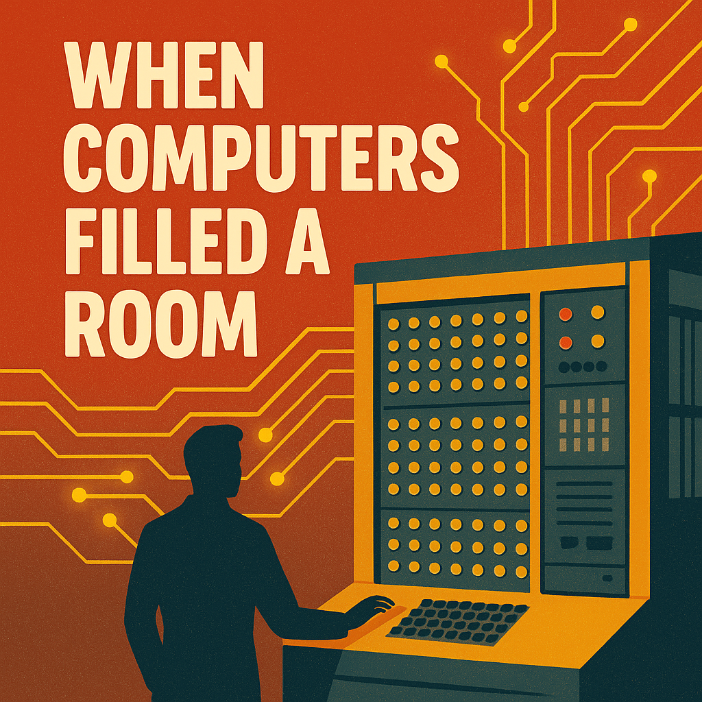 💻 WHEN COMPUTERS FILLED A ROOM