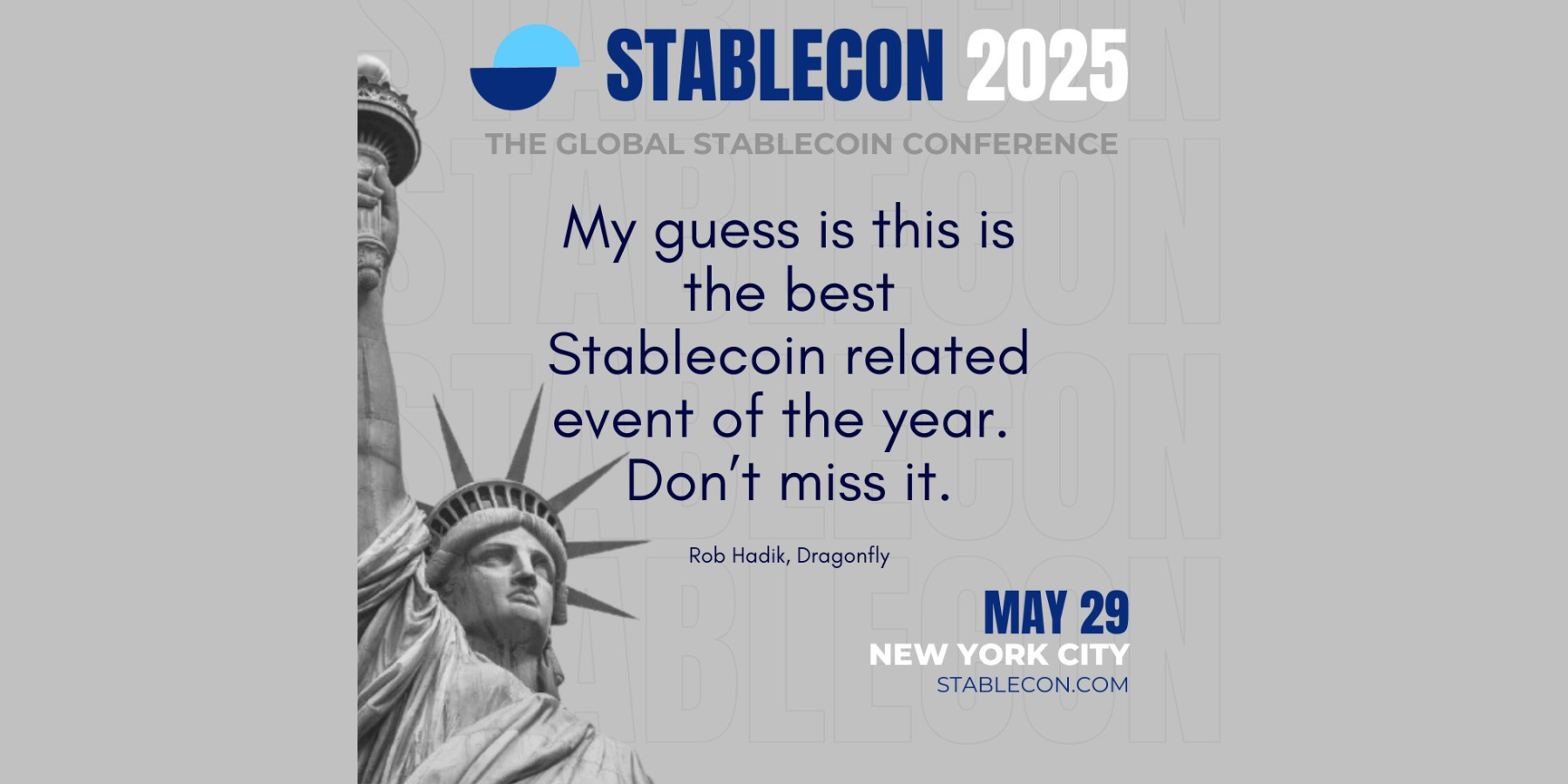 The Month of Stablecon Is here (TWIF - 5/1)