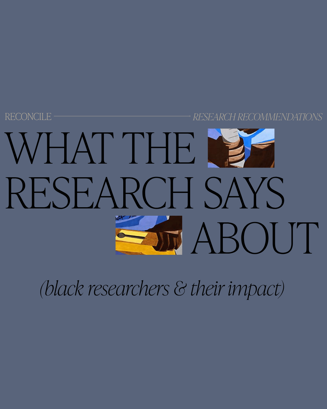 Reconcile Journal Digest #16: What are we trying to do here?