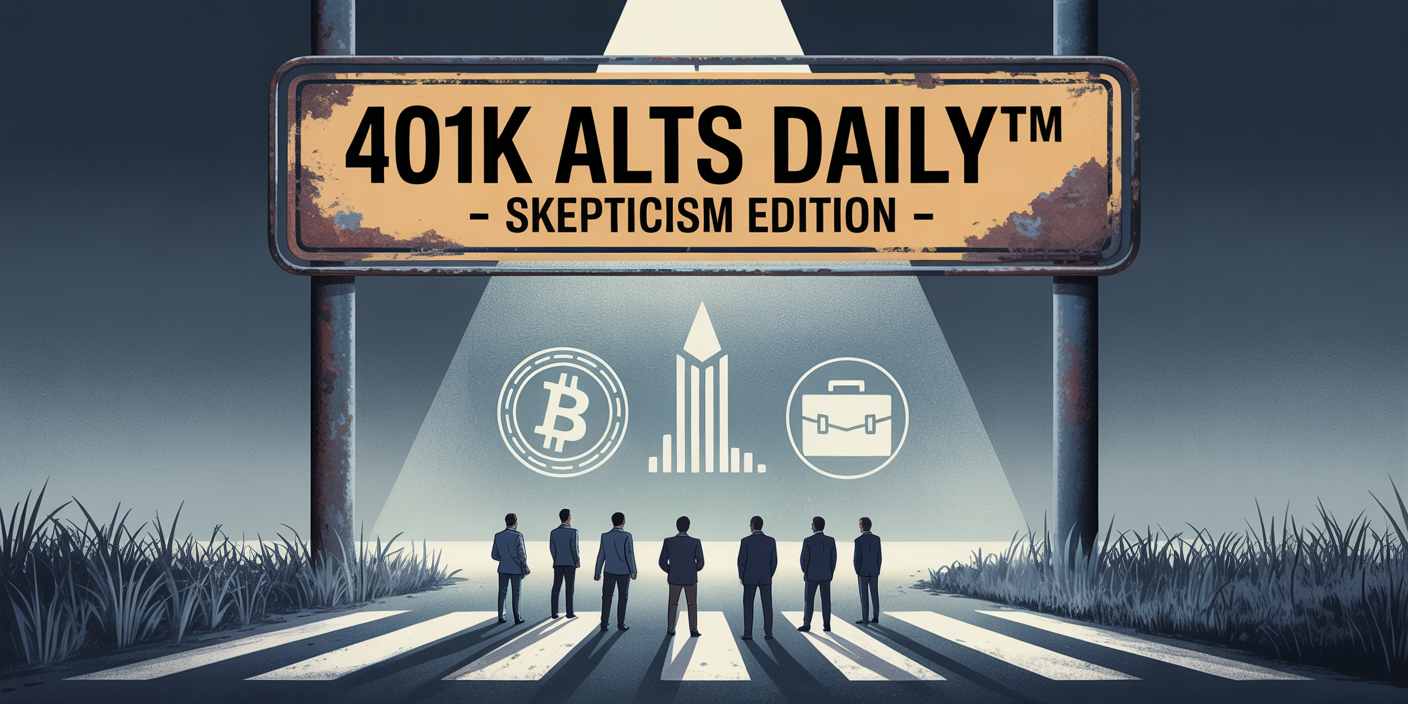 ✉️ 401k Alts Daily — Skepticism Edition