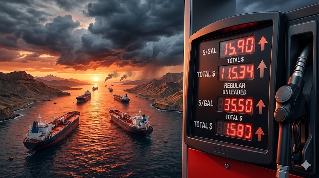 Gas Prices Jump as Iran Conflict Shakes Oil Markets