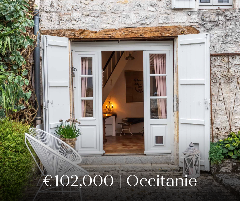 18th-Century Stone Residence in a Quintessential French Village