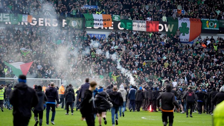 Old Firm Disgrace: Pitch Invasions and Arrests Mar Celtic's Scottish Cup Victory at Ibrox