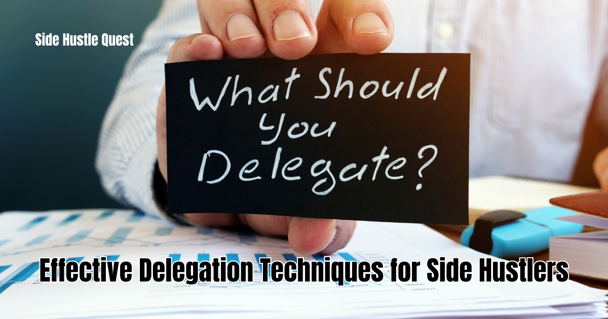 6 Effective Delegation Techniques for Side Hustlers