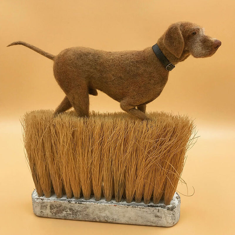 Old Brushes Become Delightful Nature Scenes