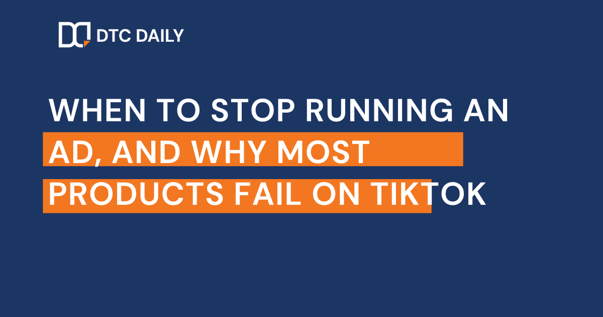 How to know when an ad is worth scaling or killing