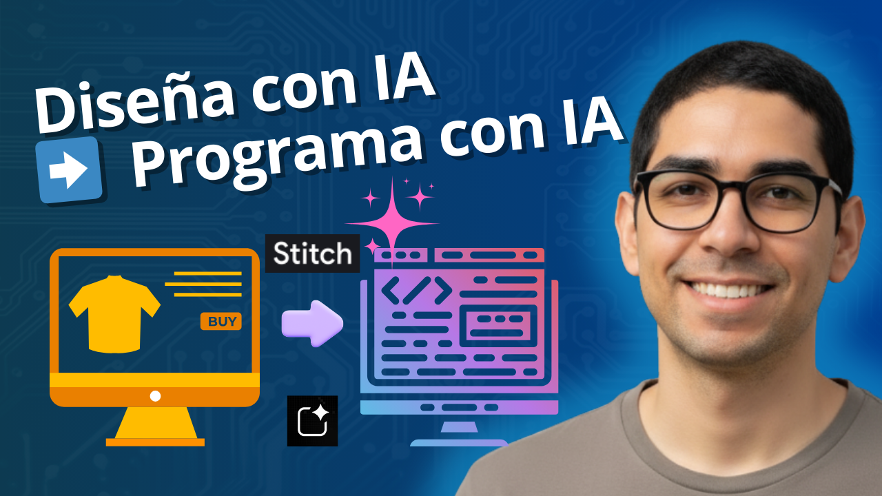 🎧 Episodio 51: Diseña tu app primero y prográmala con IA después (Google Stitch + Google AI Studio)