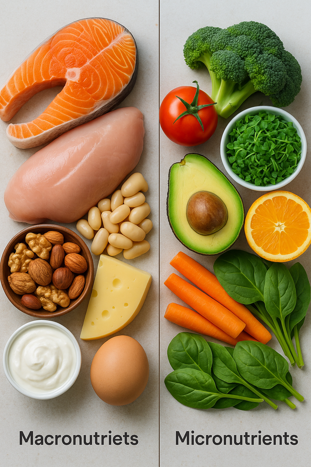 Macros y Micronutrientes: Guía moderna sin mitos.