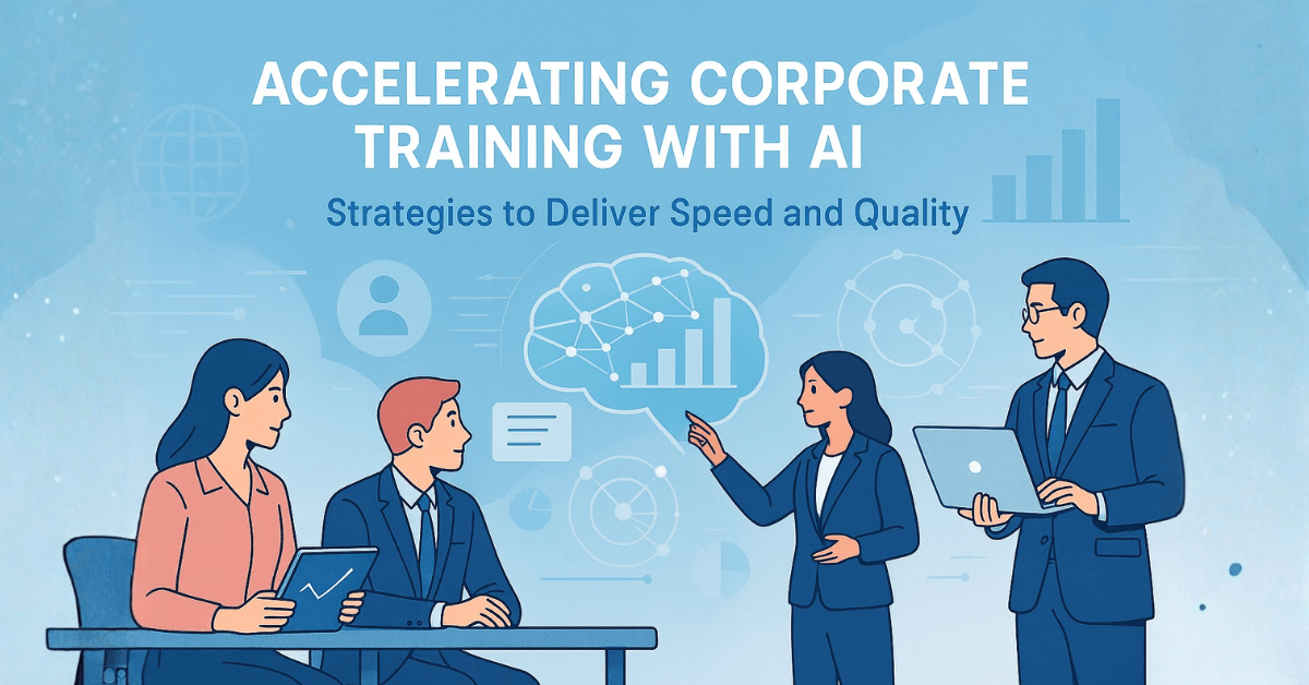 Accelerating Corporate Training with AI — Strategies to Deliver Speed and Quality