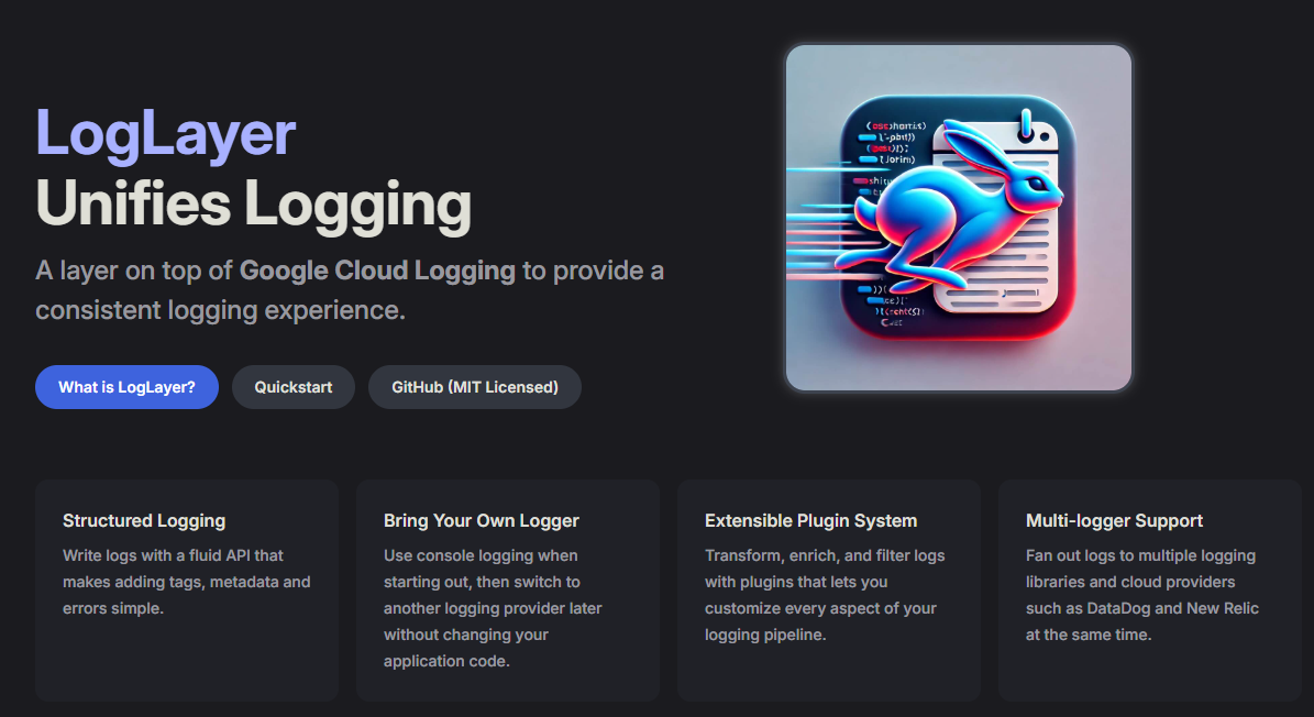 🚩 LogLayer: Una biblioteca de JavaScript para gestionar logs de manera unificada