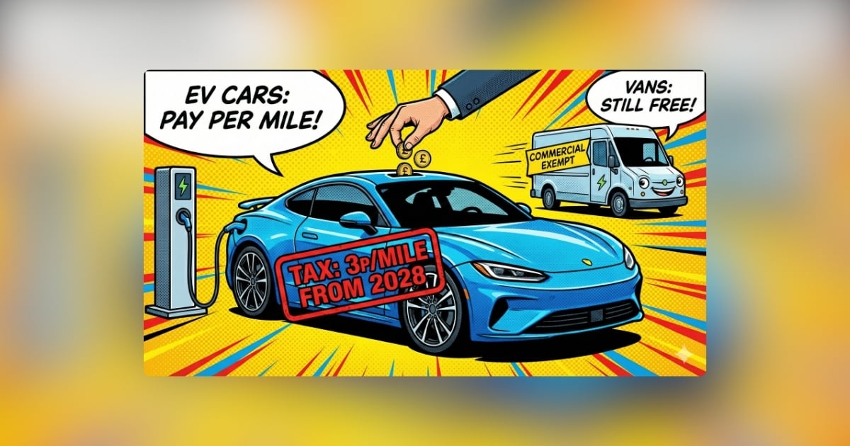 The free ride ends: New 3p/mile EV tax confirmed