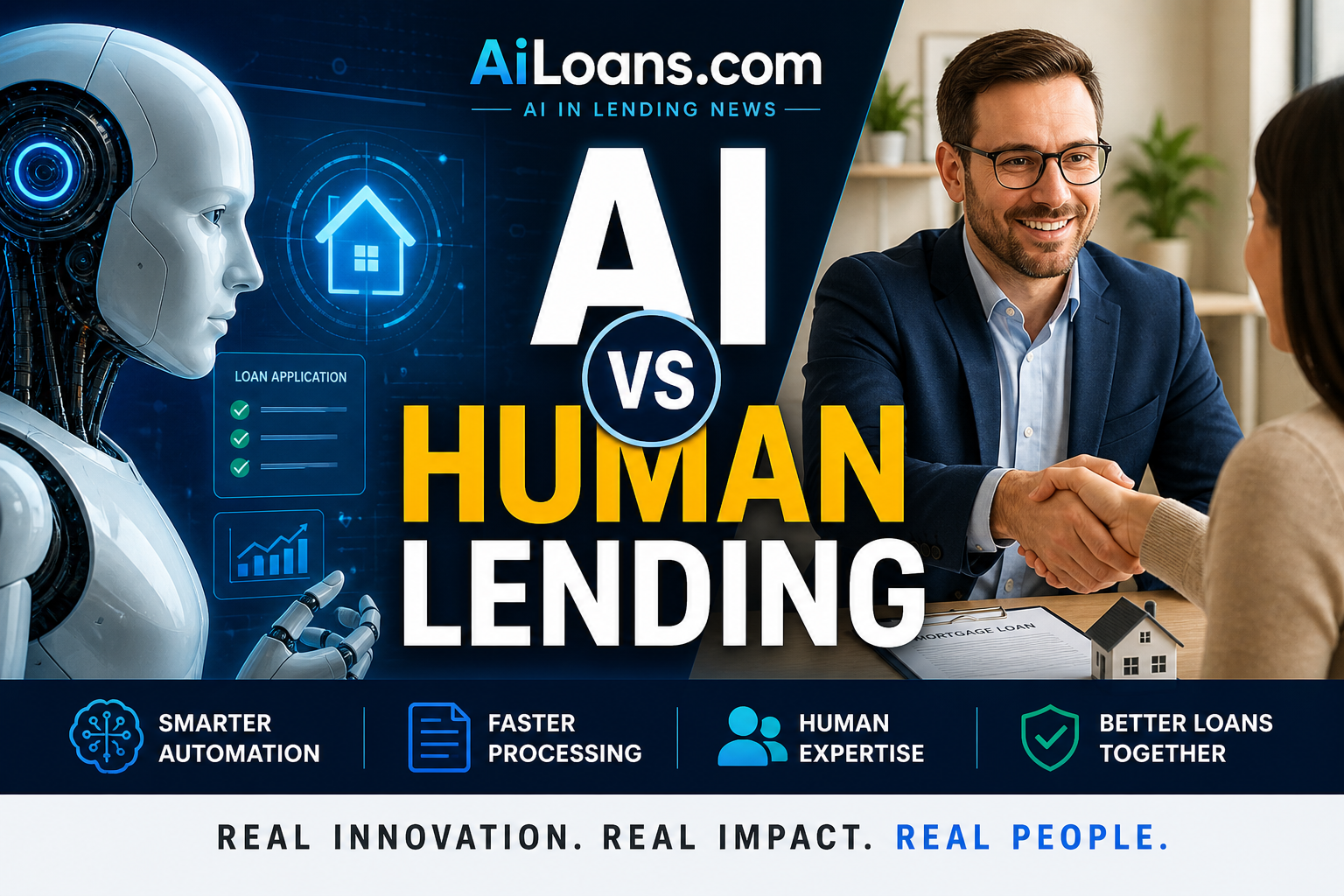 AiLoans.com — AI vs Human Lending, Automation & Real-World Impact