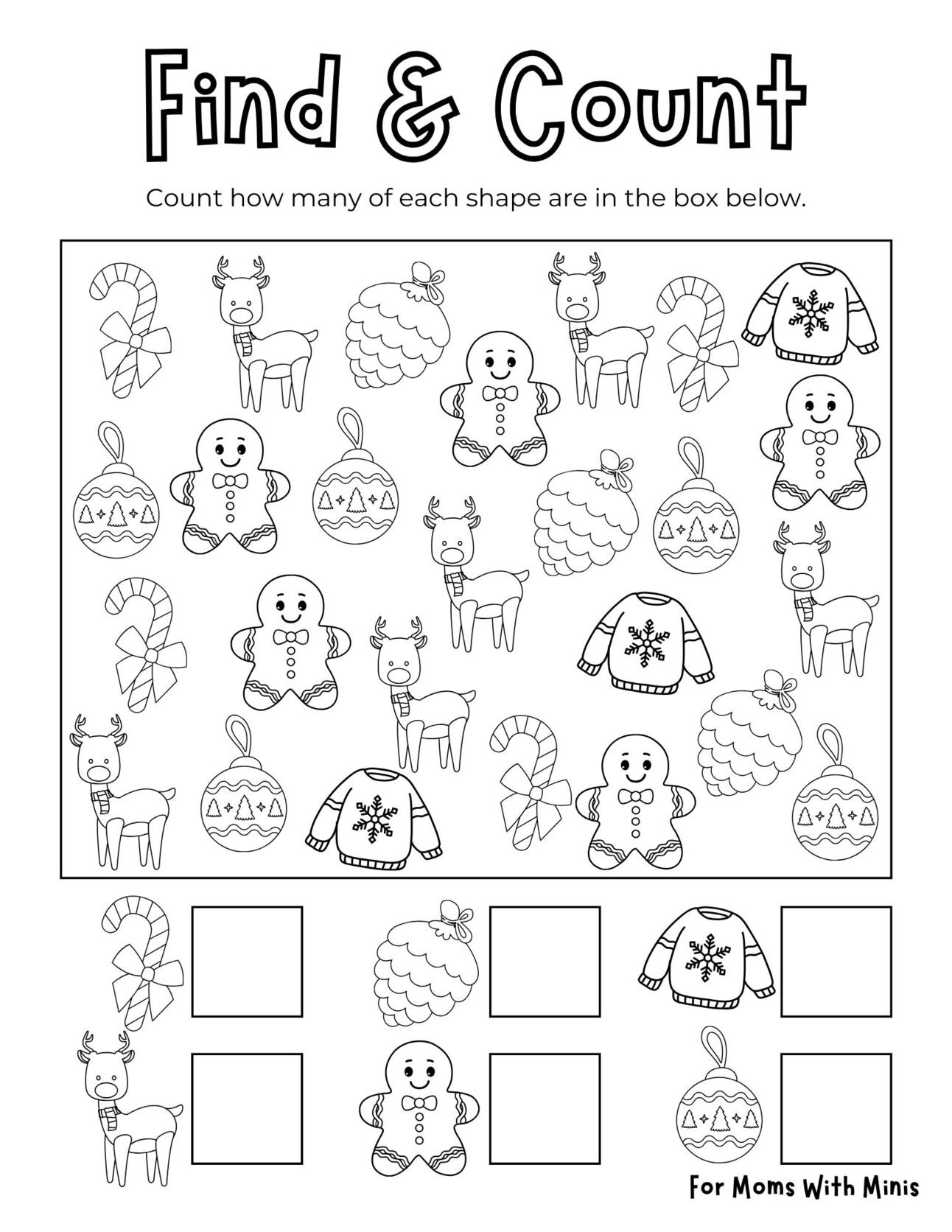 🎄 Christmas Find and Count