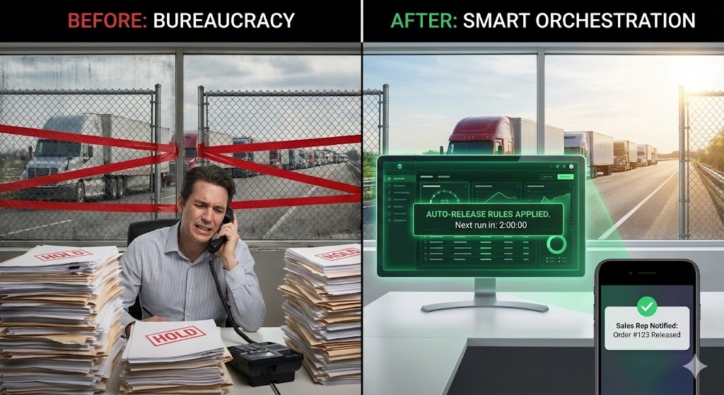 ORCH Automating the C1 Hold release step-by-step
