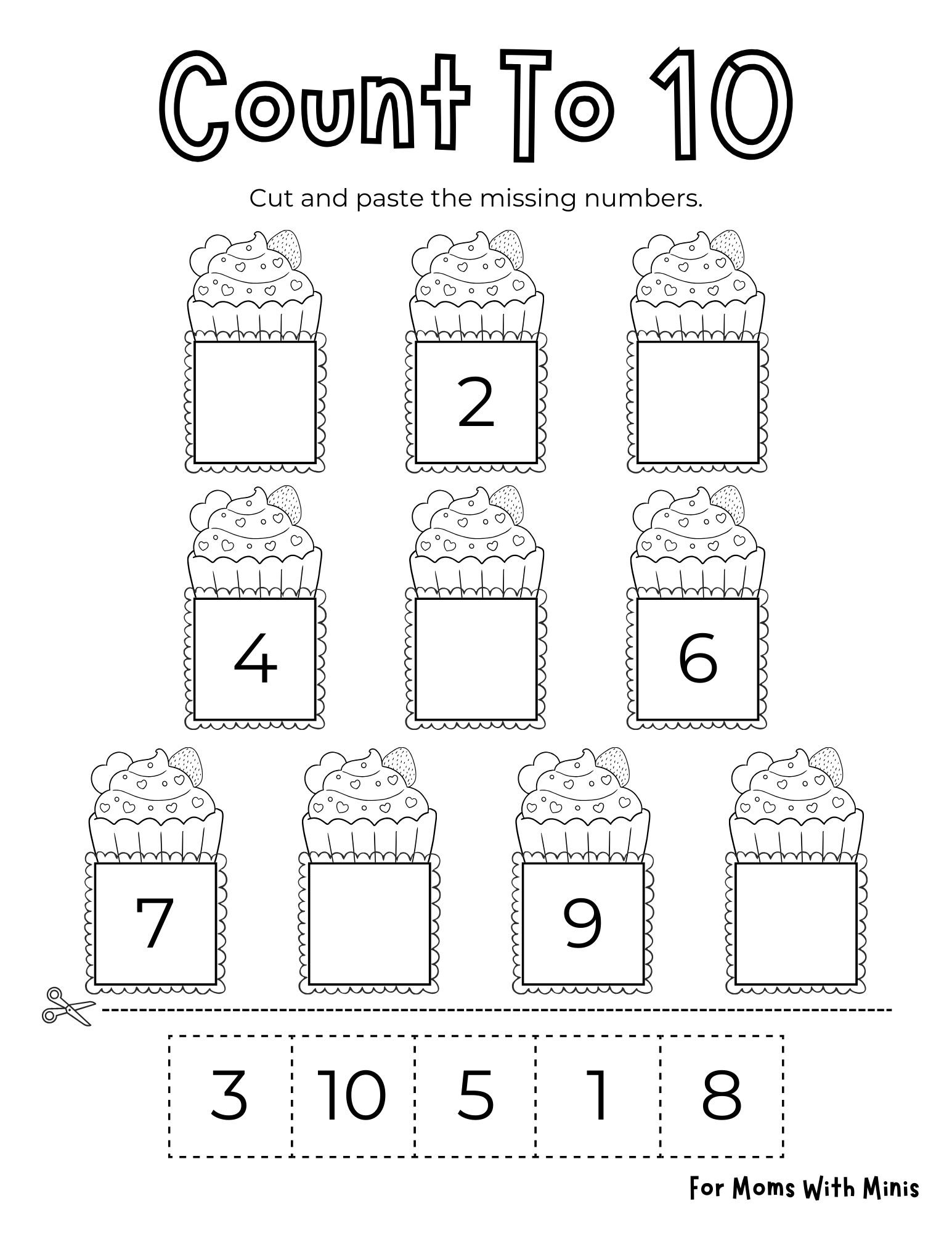 Count to 10 with Cupcakes