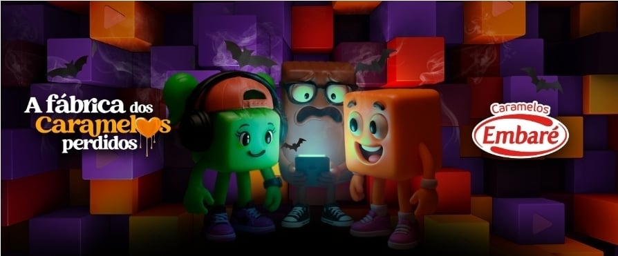 Caramelos Embaré mistura terror e tecnologia em websérie criada com IA para o Halloween