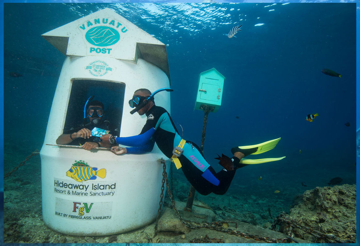 Send a Valentine’s Card At the World’s Only Underwater Post Office