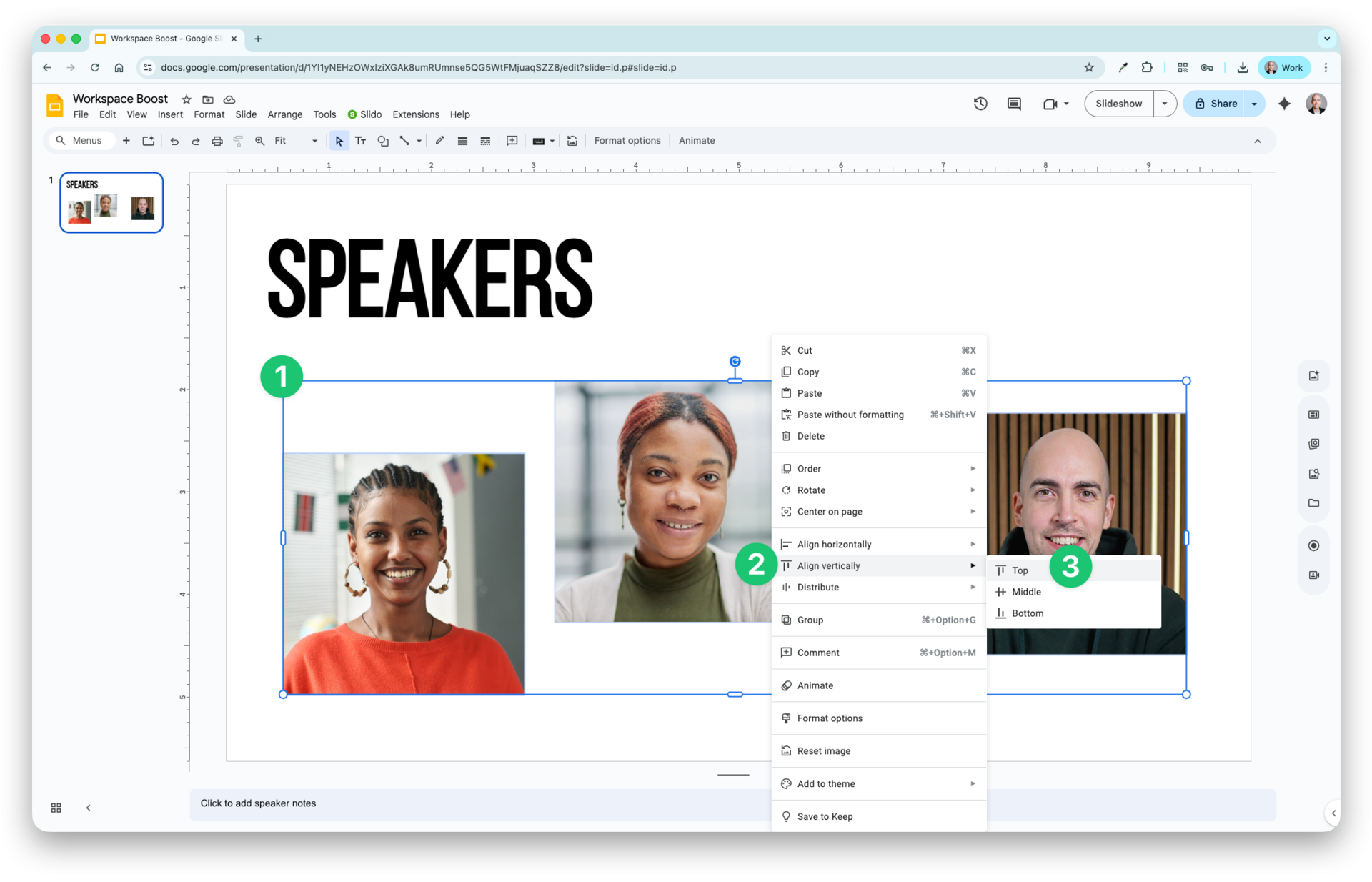 I couldn't live without these features in Google Slides