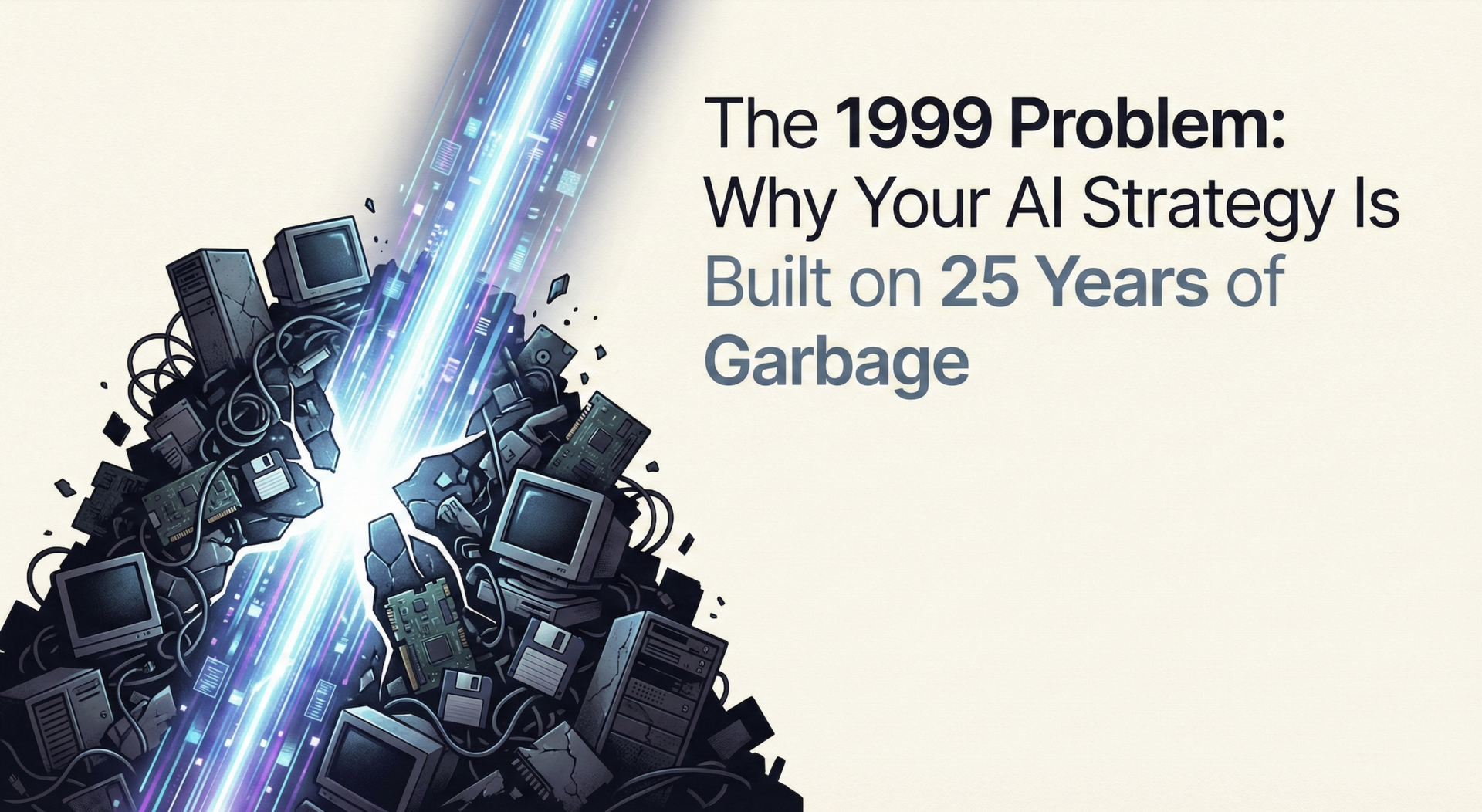 The 1999 Problem: Why Your AI Strategy Is Built on 25 Years of Garbage
