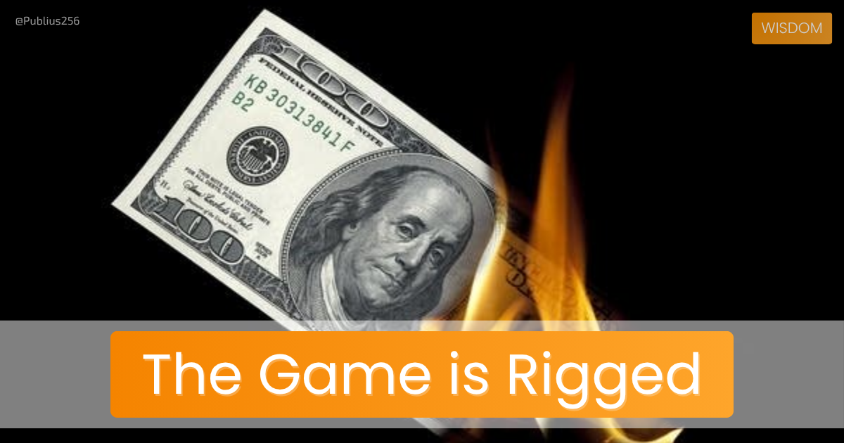 The Game is Rigged - Time to Change Your Risk Framework