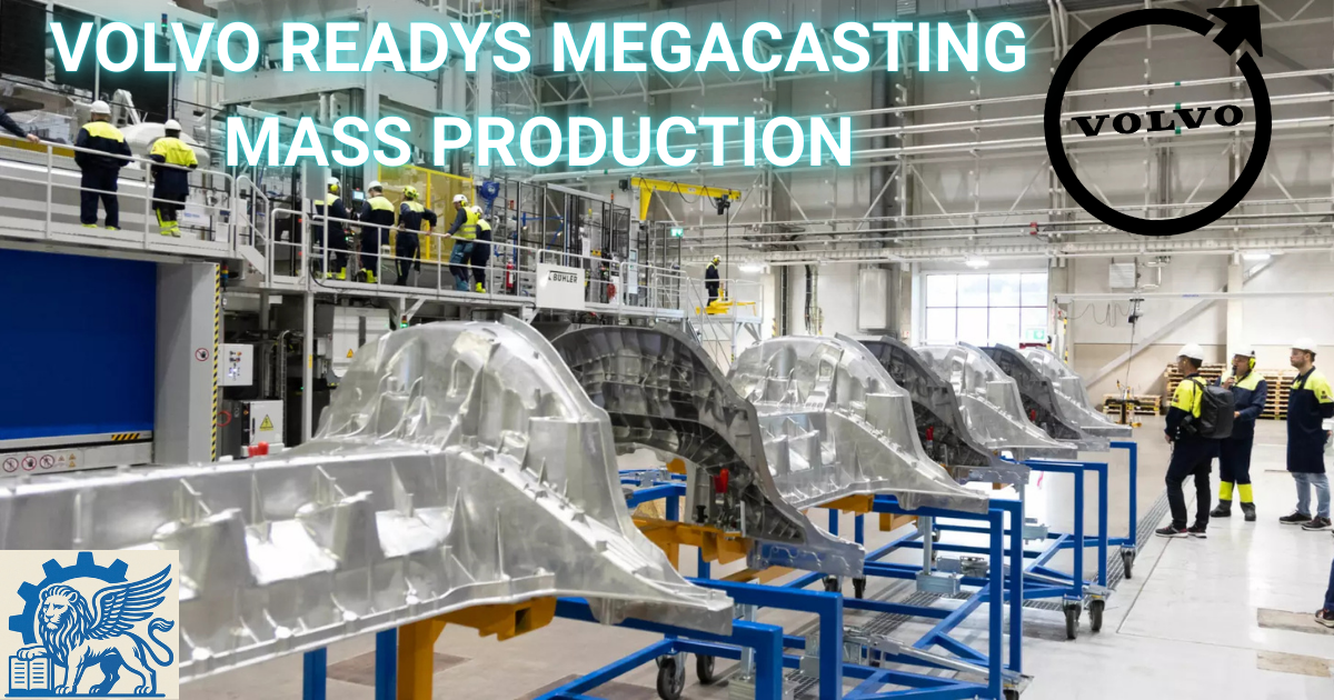 Volvo EX60 Adopts "Tesla Style" One-Piece Rear Underbody Gigacasting