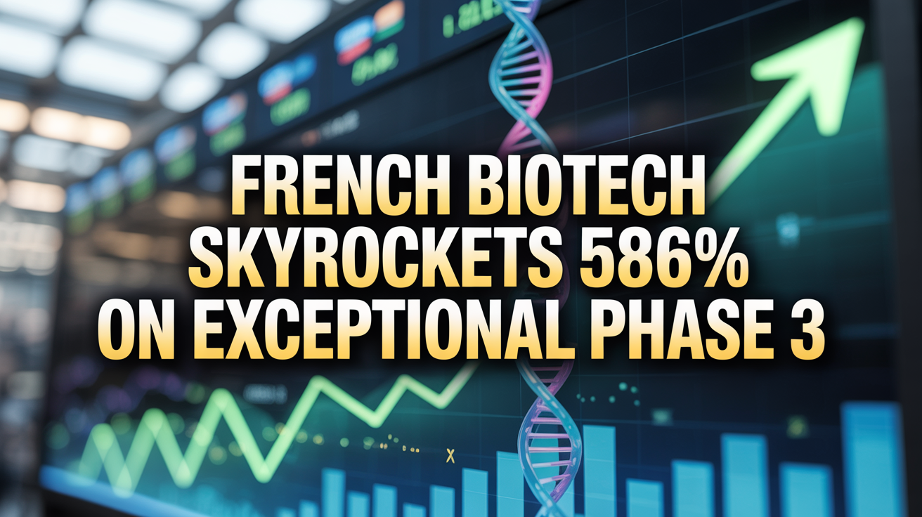 French Biotech Skyrockets 586% on Exceptional Phase 3