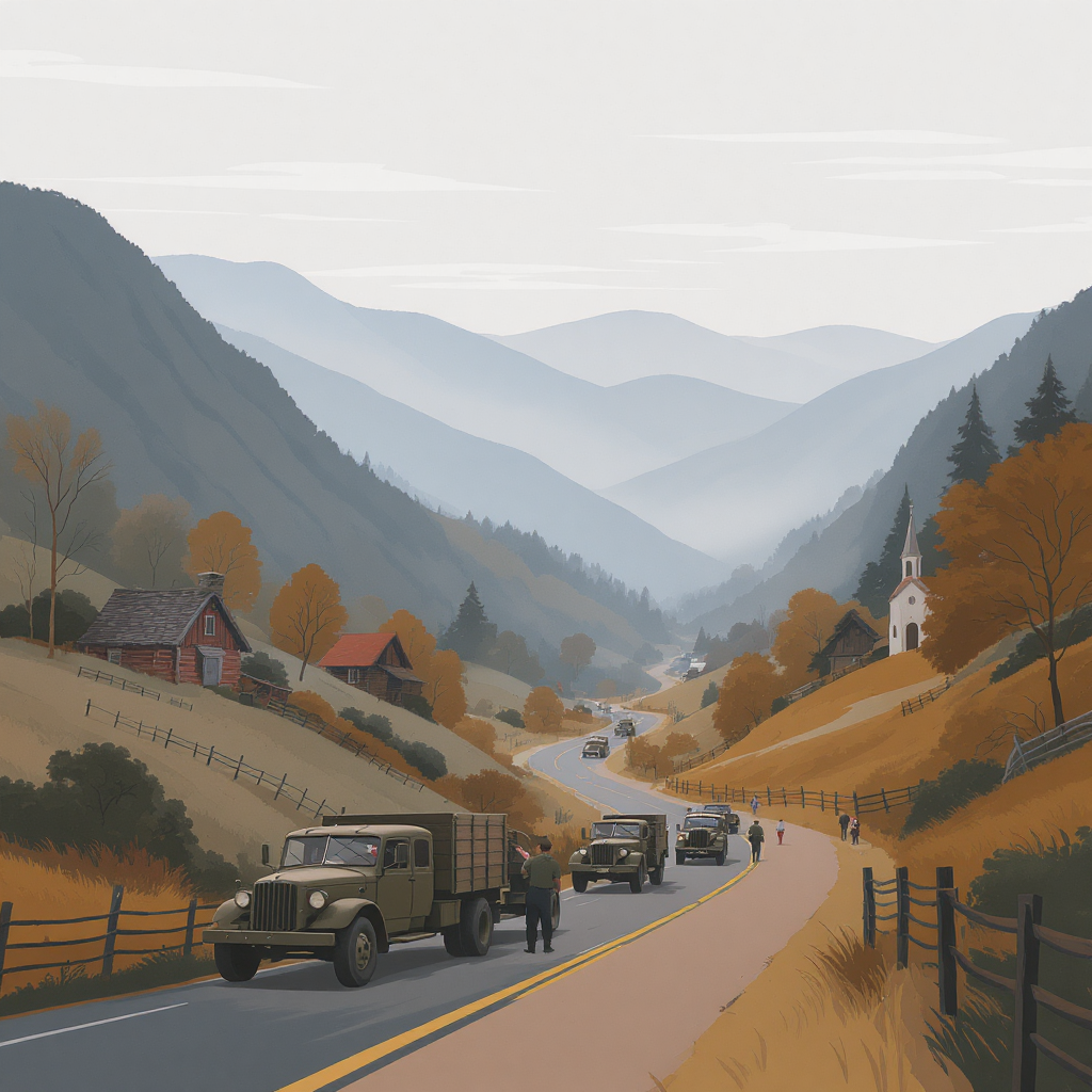 THE DAY THE ARMY TRUCKS CAME