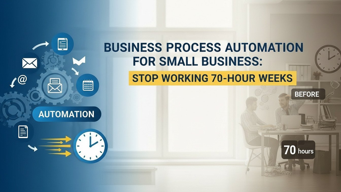 Business Process Automation for Small Business: Stop Working 70-Hour Weeks