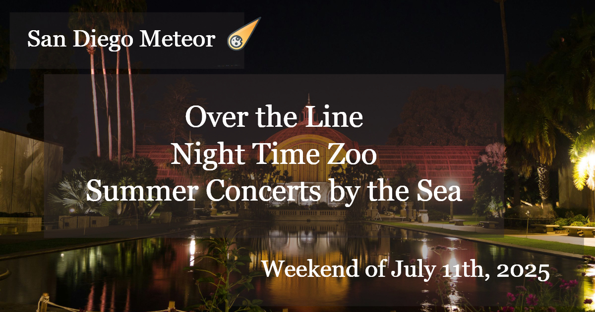 ☄️Over the Line, Nighttime Zoo, & Summer Concerts