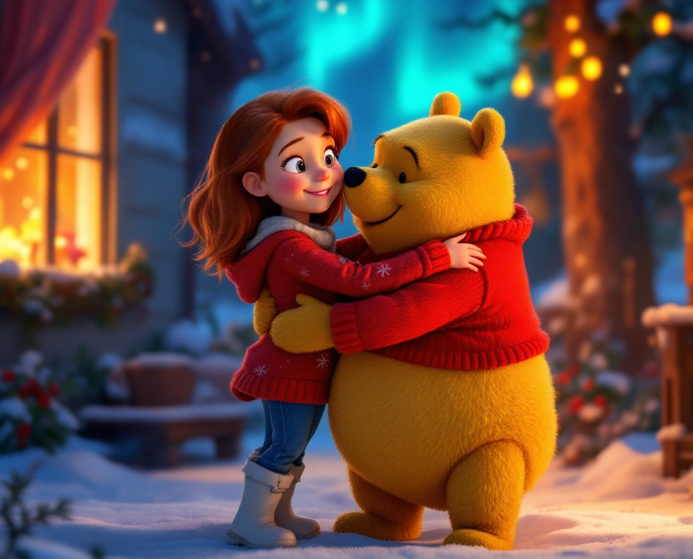 Today’s Story: Laura's New Year Magic in the Hundred Acre Wood with Winnie the Pooh 🌲