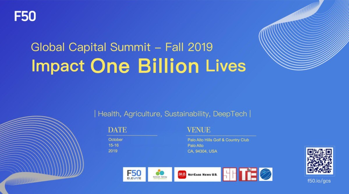 100+ Speakers invite you to F50 Global Capital SummitTM Fall 2019