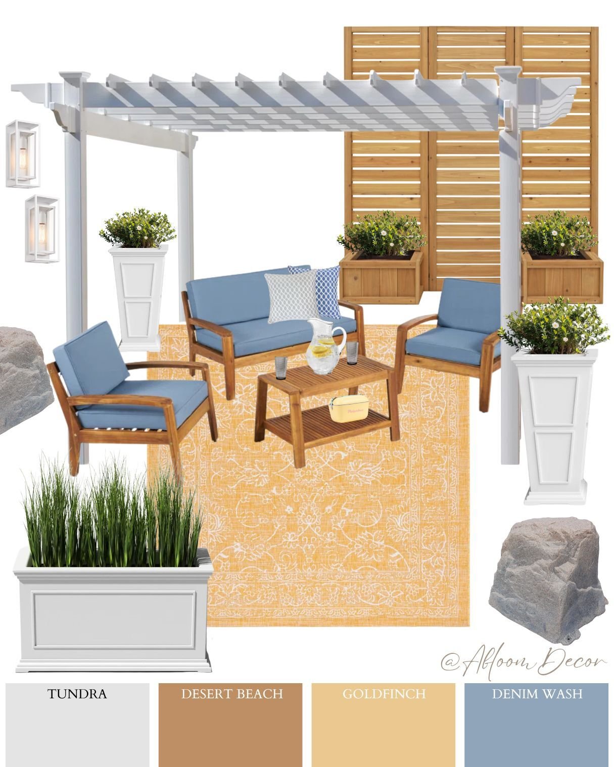 Pergola Patio Design Idea