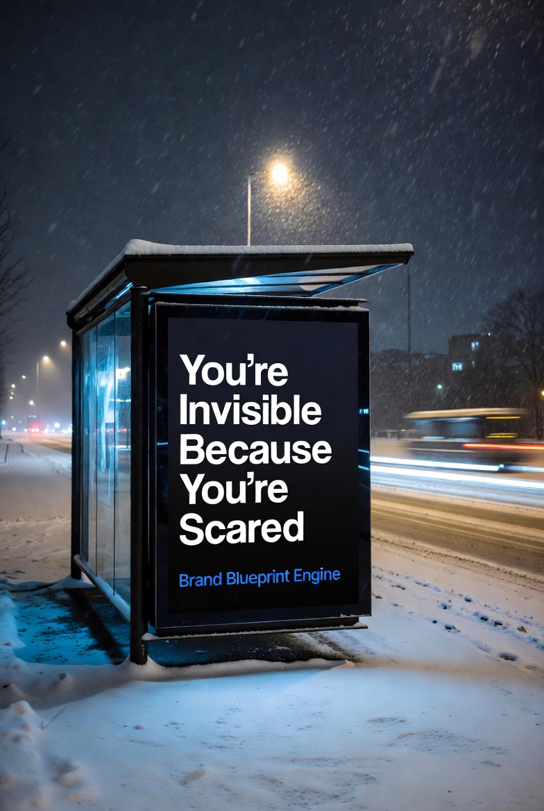 You're Invisible Because You're Scared