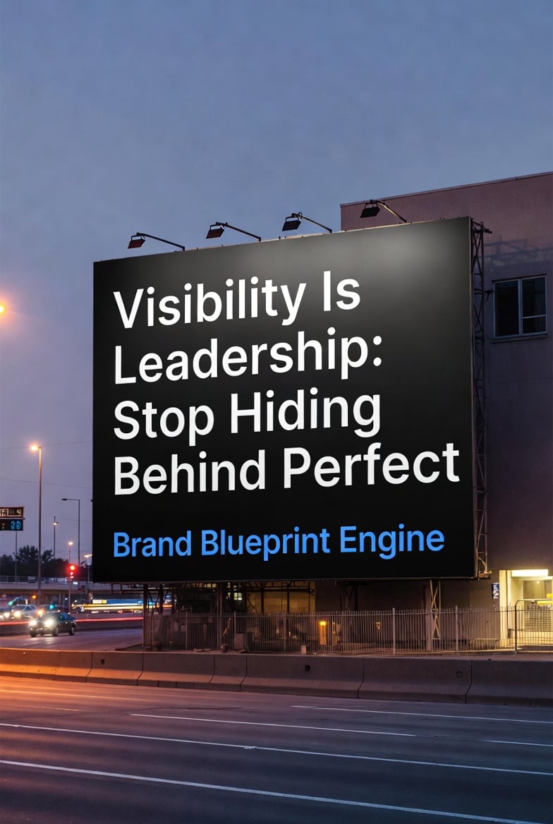 Visibility Is Leadership: Stop Hiding Behind Perfect
