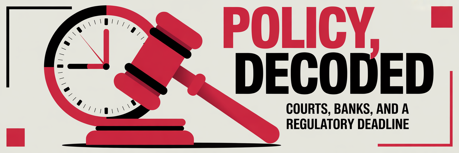 ⚖️ Schedule III Delay Risk, Banking Freeze, And A Federal Deadline For THC Drinks