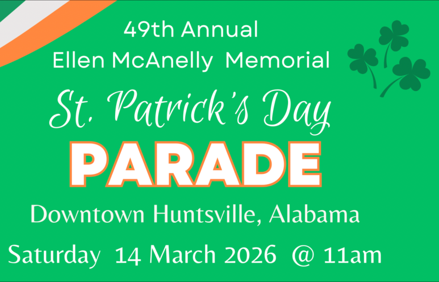 🏠 St. Patrick’s Day Parade + Orion Amphitheater Vintage Market
