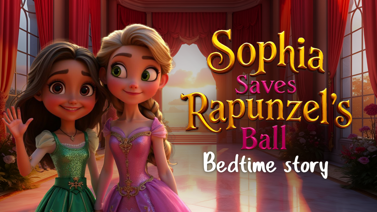 Today's Story: Sophia’s Royal Adventure with Rapunzel 👑 💃