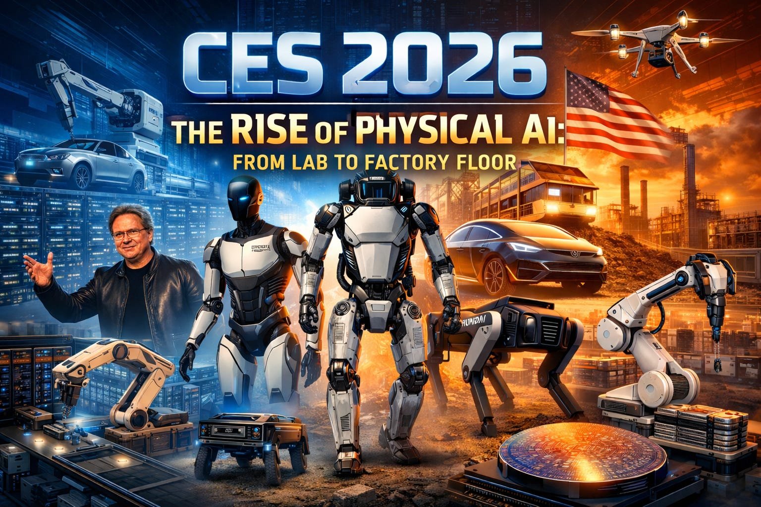 CES 2026 - Rise of Physical AI: From Keynote to Factory Floor